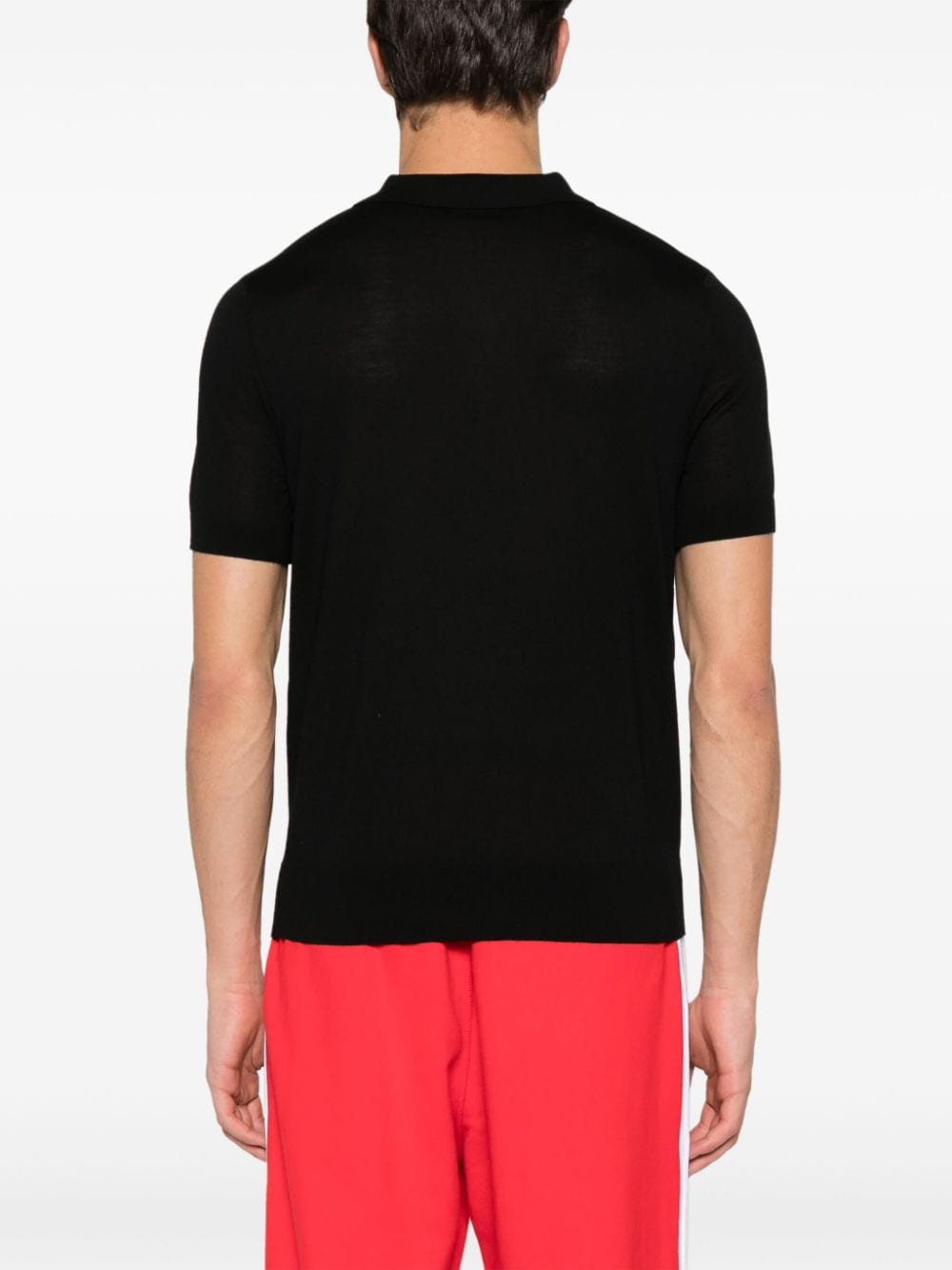 Dsquared2 embroidered-logo ribbed polo shirt - Image 4