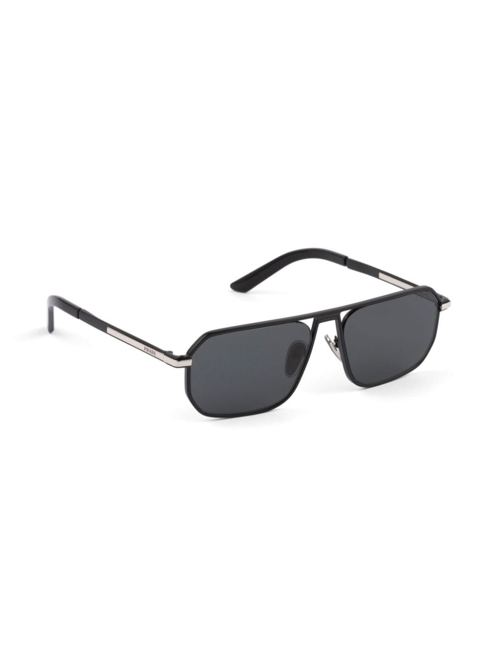 Prada Eyewear logo-plaque rectangle-frame sunglasses - Image 2