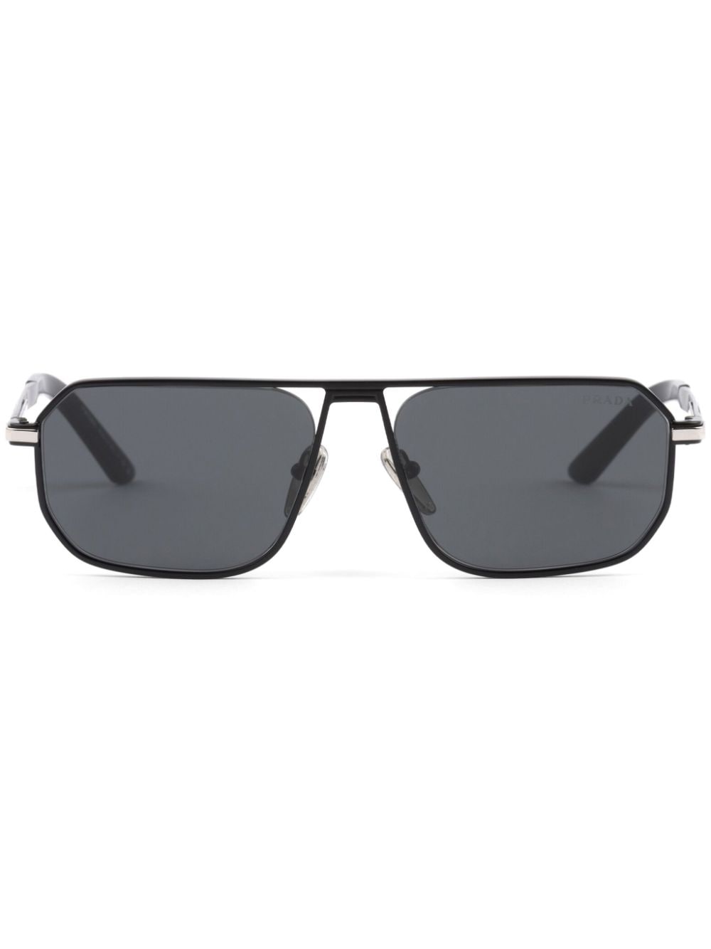 Prada Eyewear logo-plaque rectangle-frame sunglasses