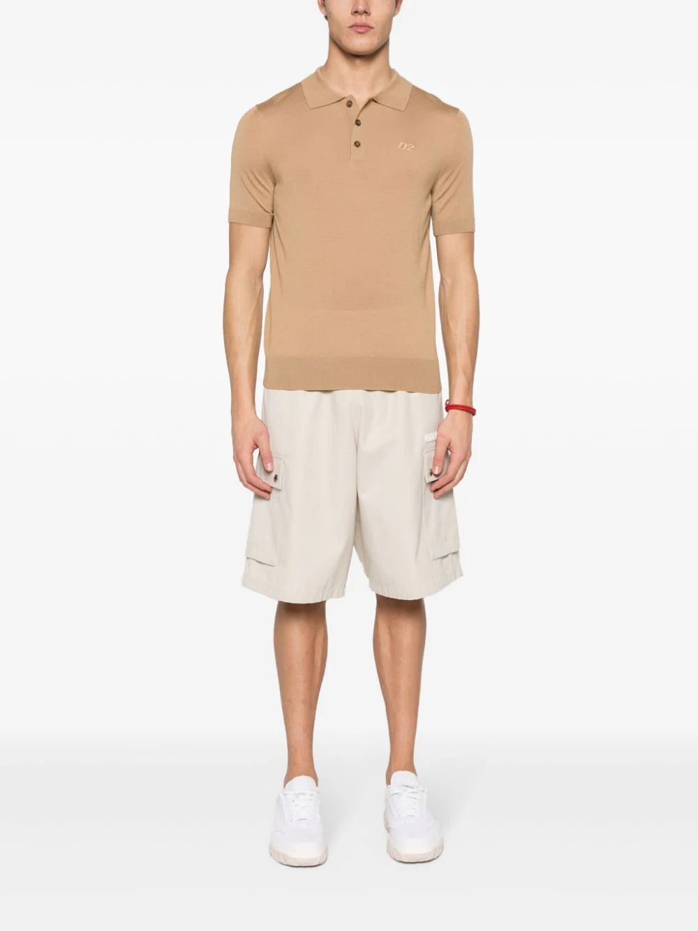 Dsquared2 embroidered-logo ribbed polo shirt - Image 2