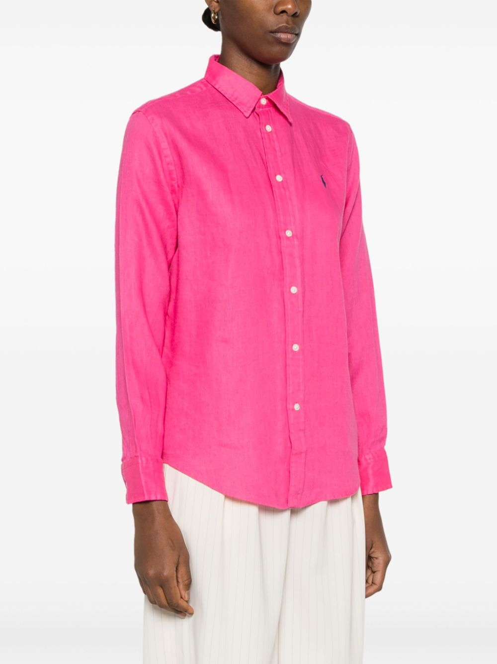 Polo Ralph Lauren Polo Pony-embroidered linen shirt - Image 3