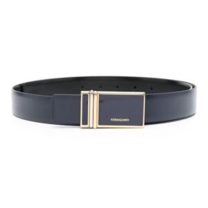 Ferragamo  logo-engraved leather belt