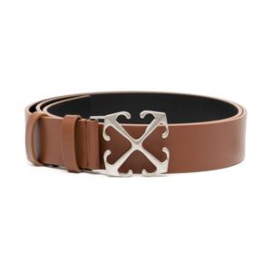 Louis Vuitton VLogo Arrow-buckle leather belt