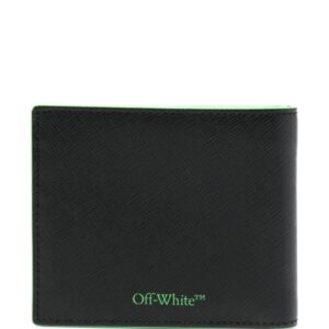 Off-White two-tone bi-fold wallet