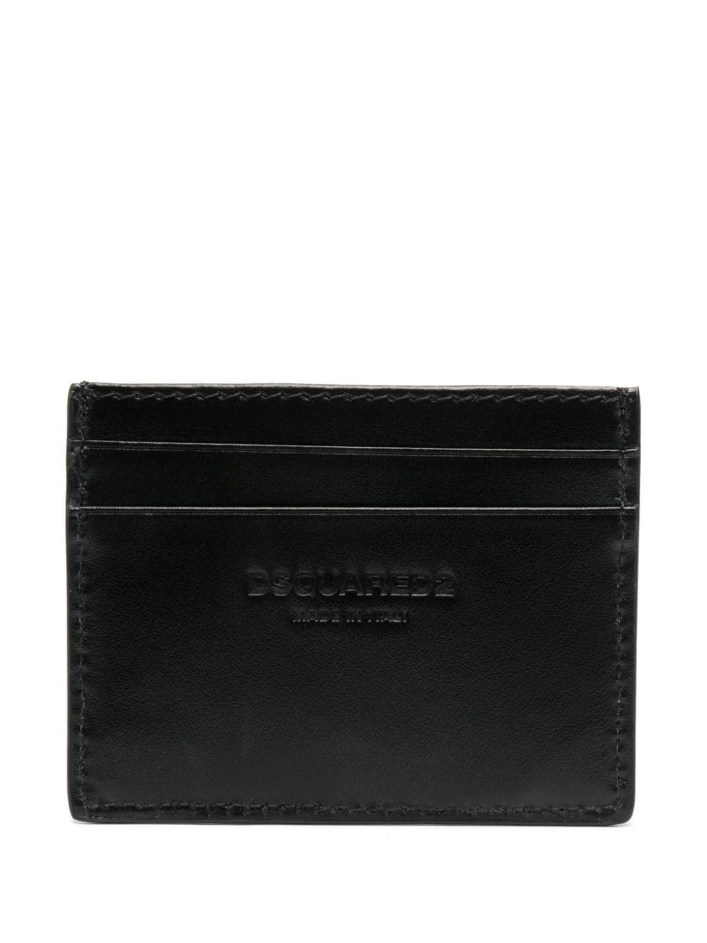 DSQUARED2 logo-print leather cardholder - Image 2