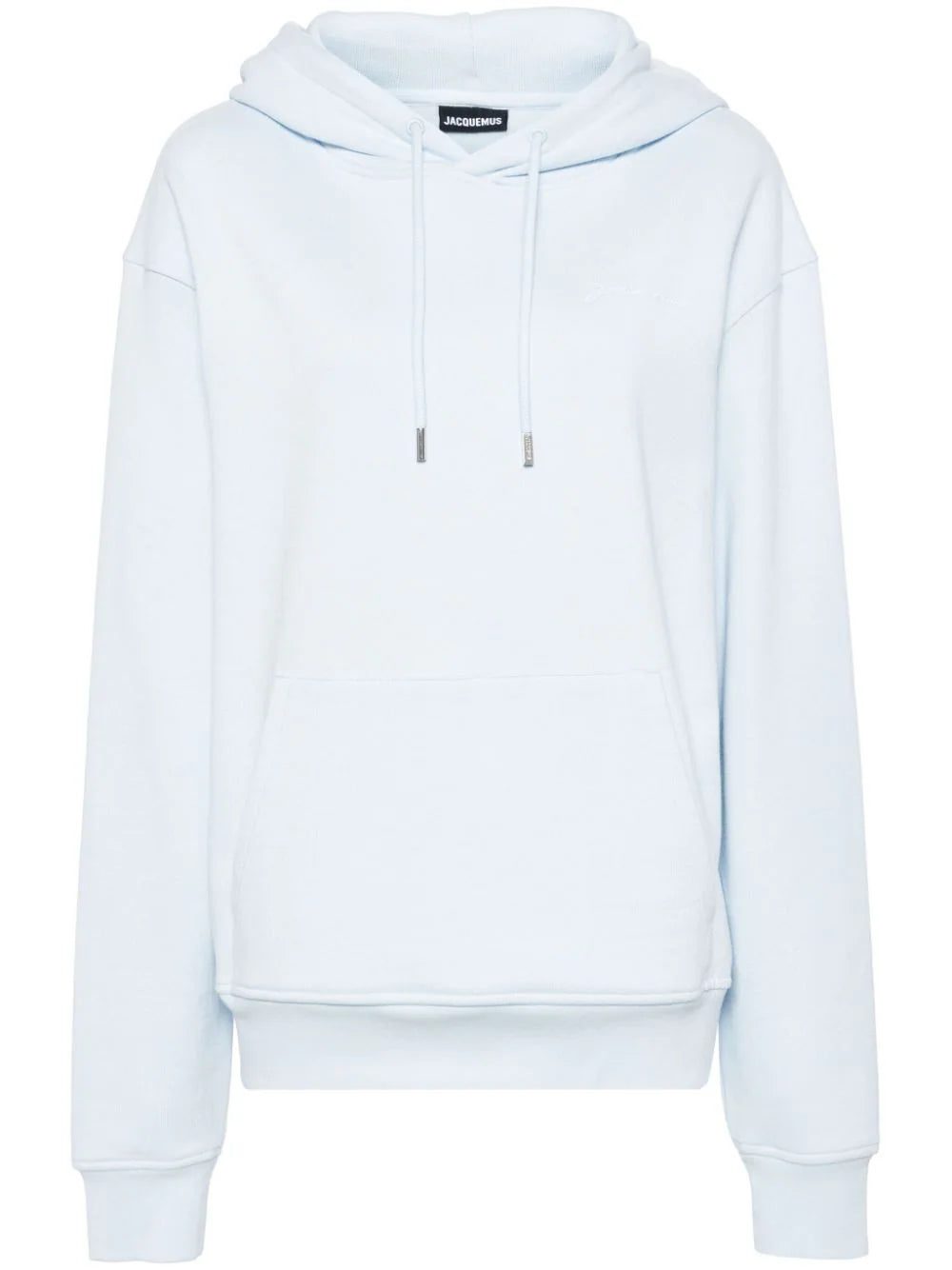 Jacquemus logo-embroidered cotton hoodie