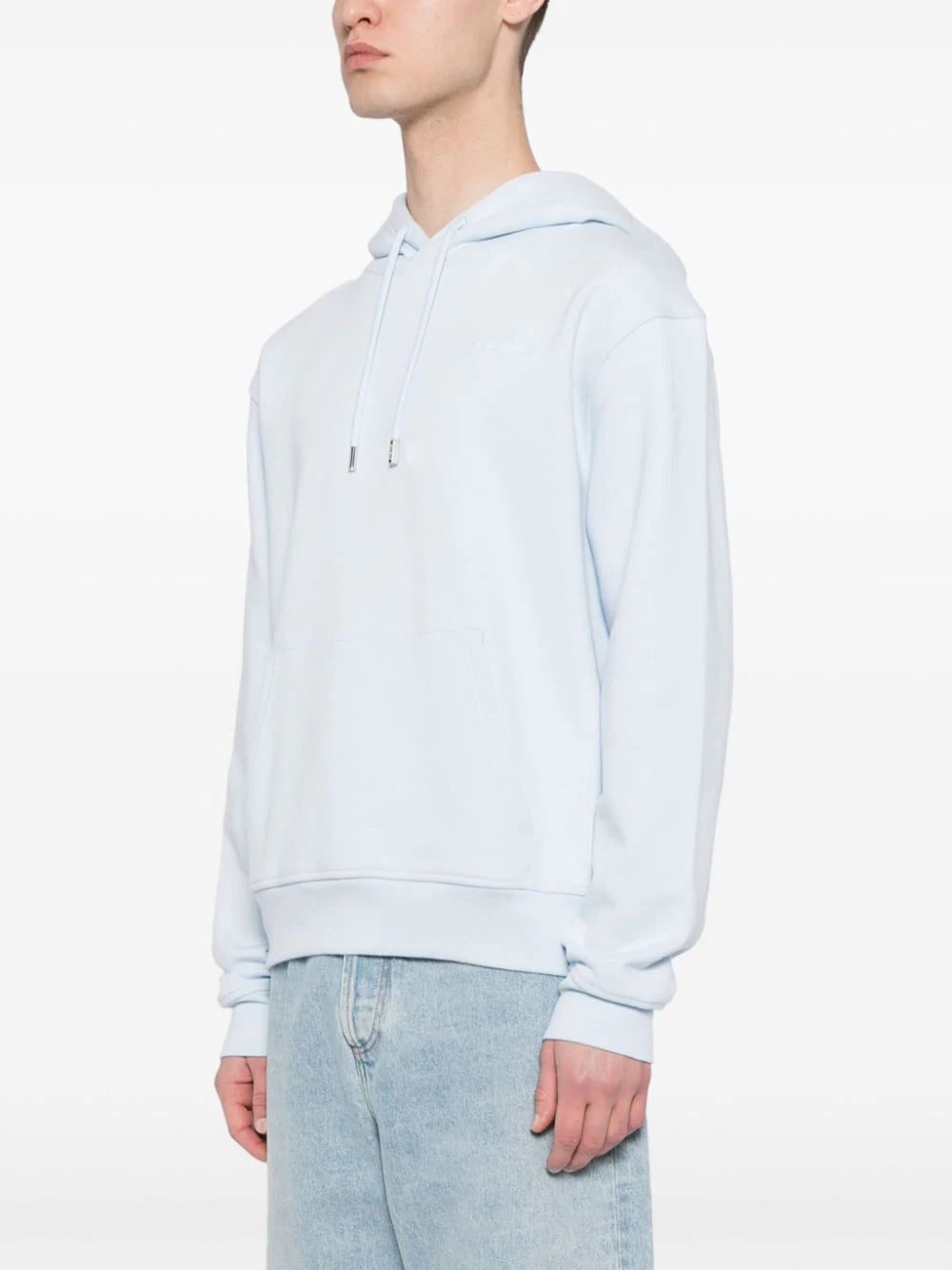 Jacquemus logo-embroidered cotton hoodie - Image 4