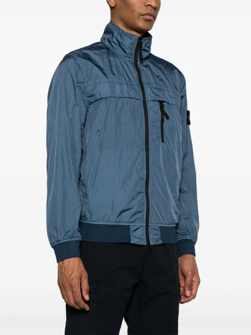 Stone Island Compass-badge crinkled windbreaker - Image 3