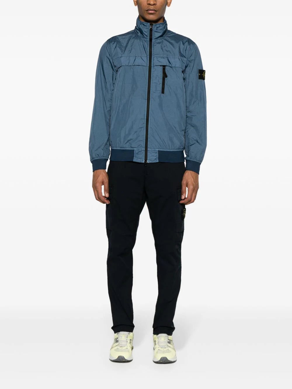 Stone Island Compass-badge crinkled windbreaker - Image 2