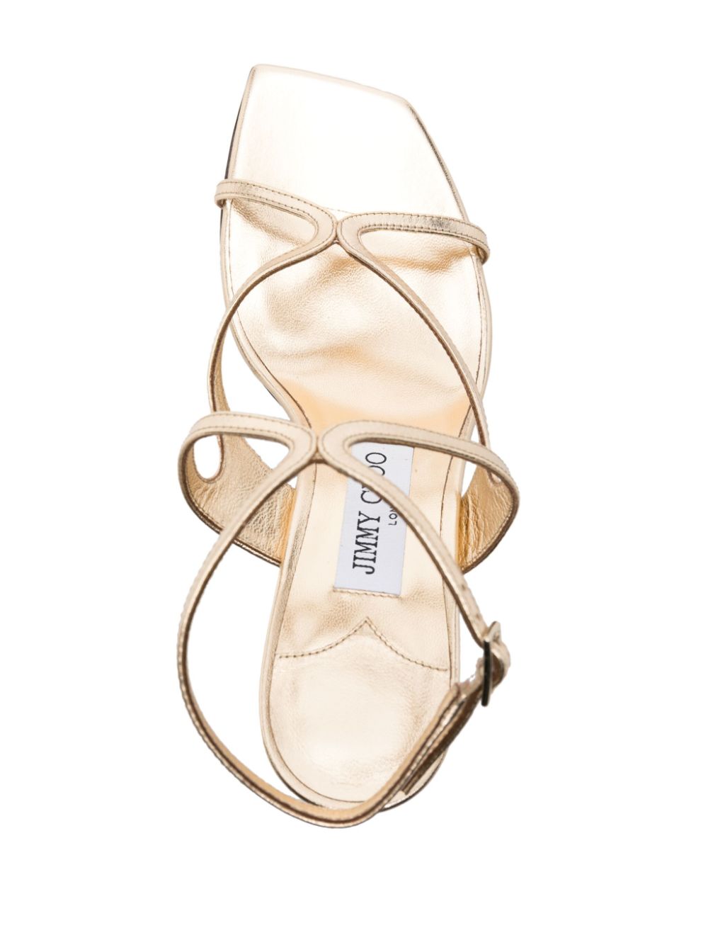 Jimmy Choo Azie 85mm metallic sandals - Image 4