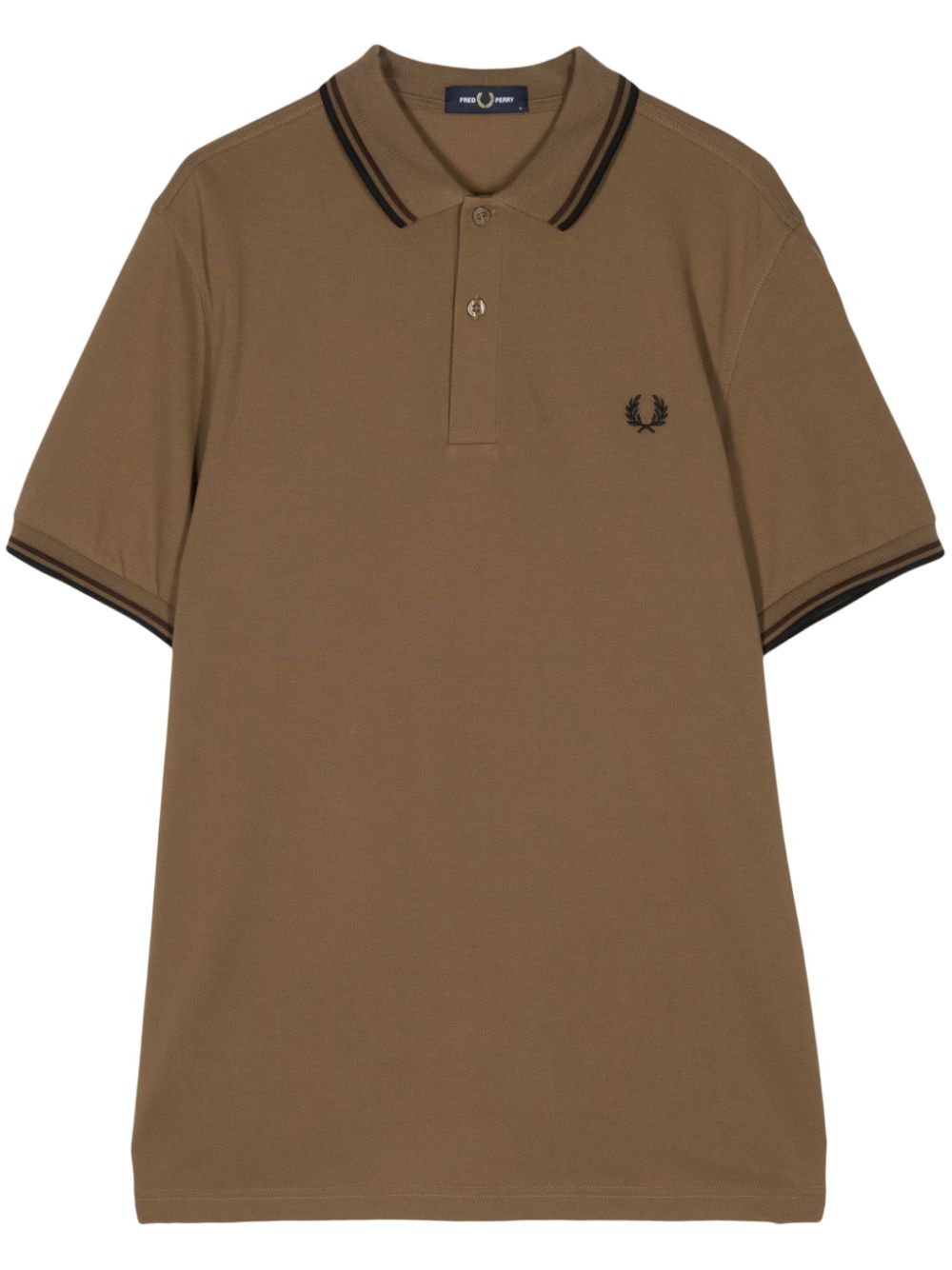 Fred Perry embroidered-logo polo shirt