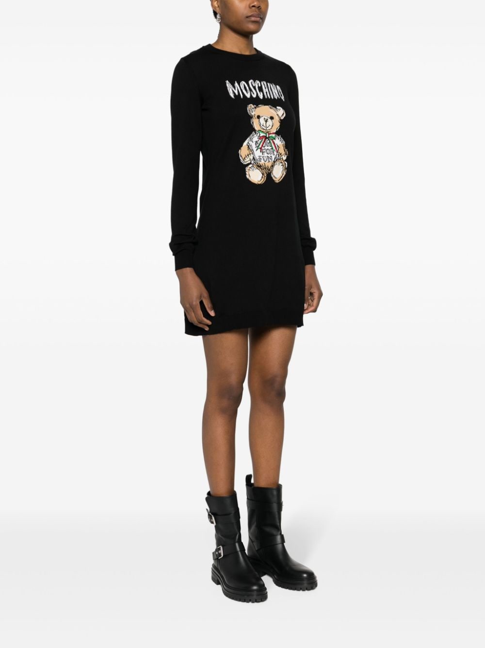 Moschino Teddy Bear-motif mini dress - Image 3