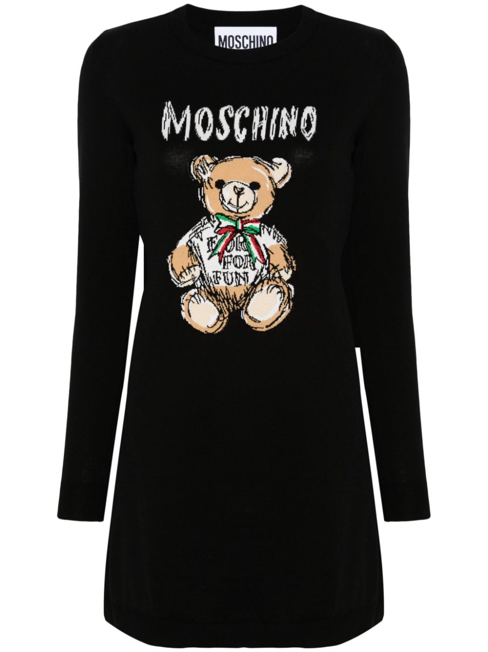Moschino Teddy Bear-motif mini dress