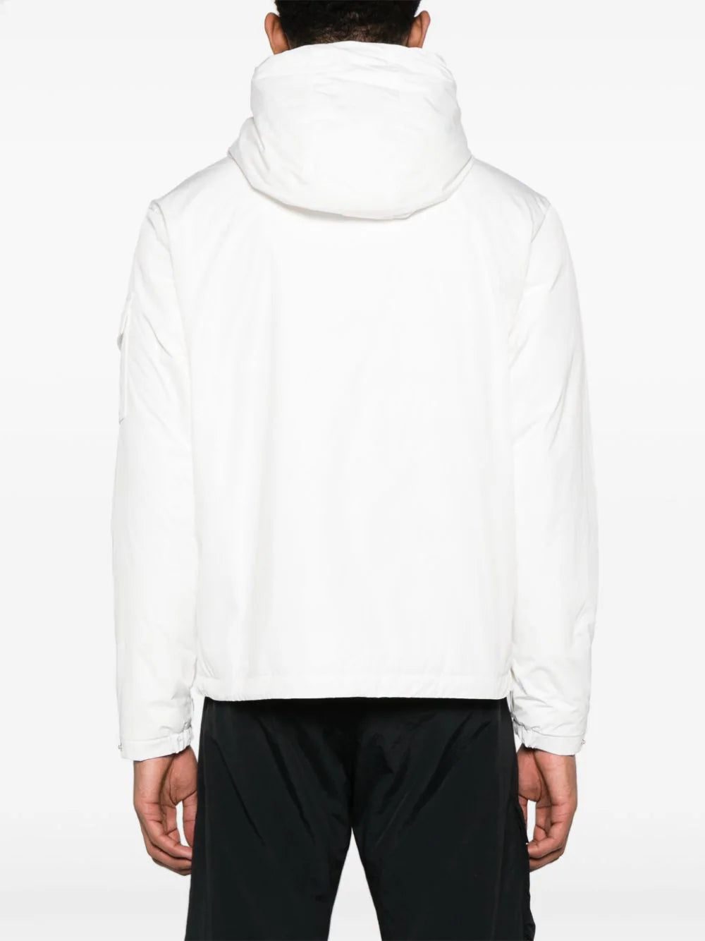 Moncler logo-lettering hooded puffer jacket - Image 4