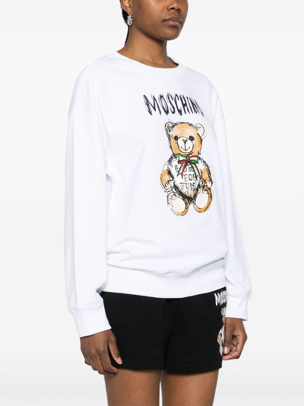 Moschino Teddy Bear cotton sweatshirt - Image 3