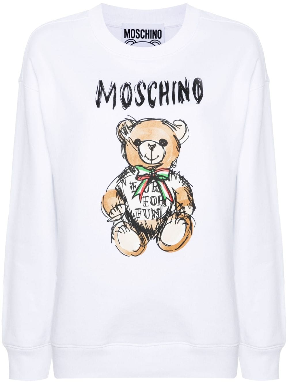 Moschino Teddy Bear cotton sweatshirt
