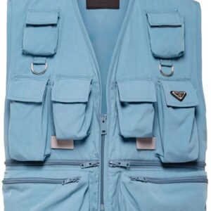 Prada  multi-pocket cotton vest