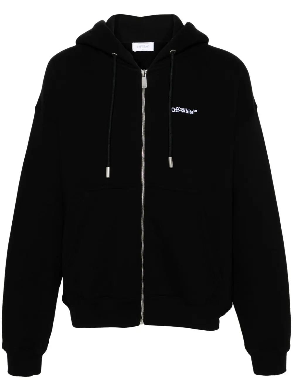 Off-White Tattoo-Arrow zip-up hoodie