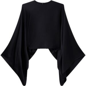 Stella McCartney flared-sleeve satin top