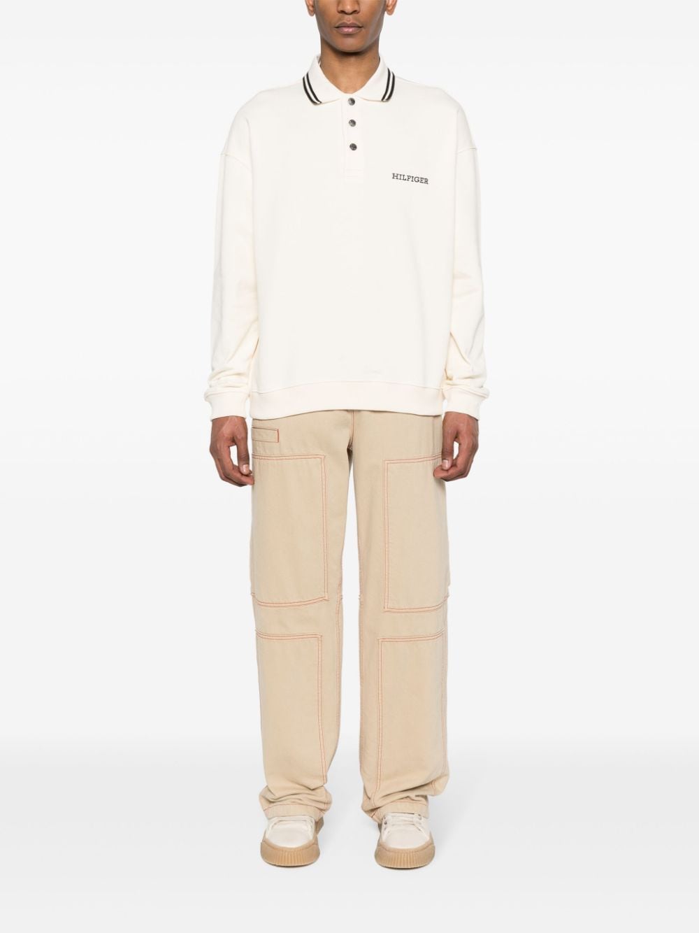 Tommy Hilfiger embroidered-logo cotton polo shirt - Image 2