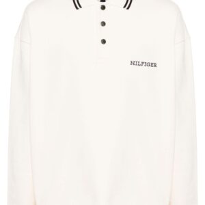 Tommy Hilfiger embroidered-logo cotton polo shirt