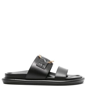 Moncler Bell leather slides