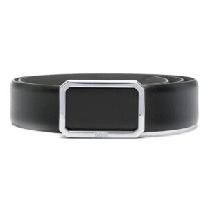 Louis Vuitton logo-engraved leather belt