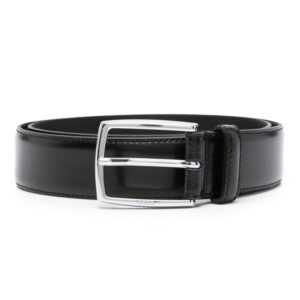 Louis Vuitton logo-engraved leather belt