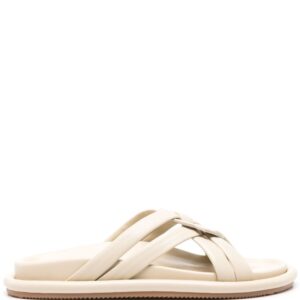 Moncler Bell interwoven-straps slides