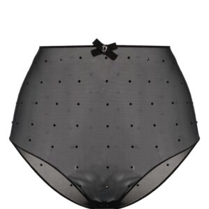 DSQUARED2  rhinestone-embellished mesh brief