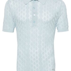 DSQUARED2  crochet-knitted polo shirt