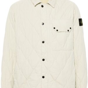 Stone Island  Compass-badge quilted jacket