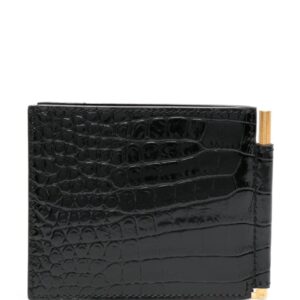 TOM FORD crocodile-embossed leather wallet