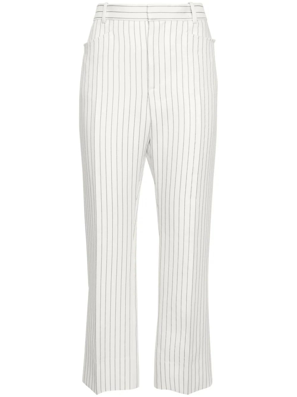 TOM FORD striped straight-leg trousers