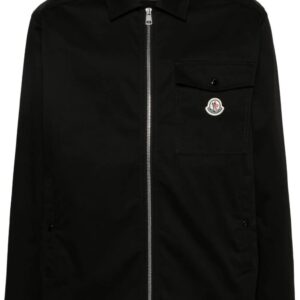 Moncler  logo-patch shirt jacket