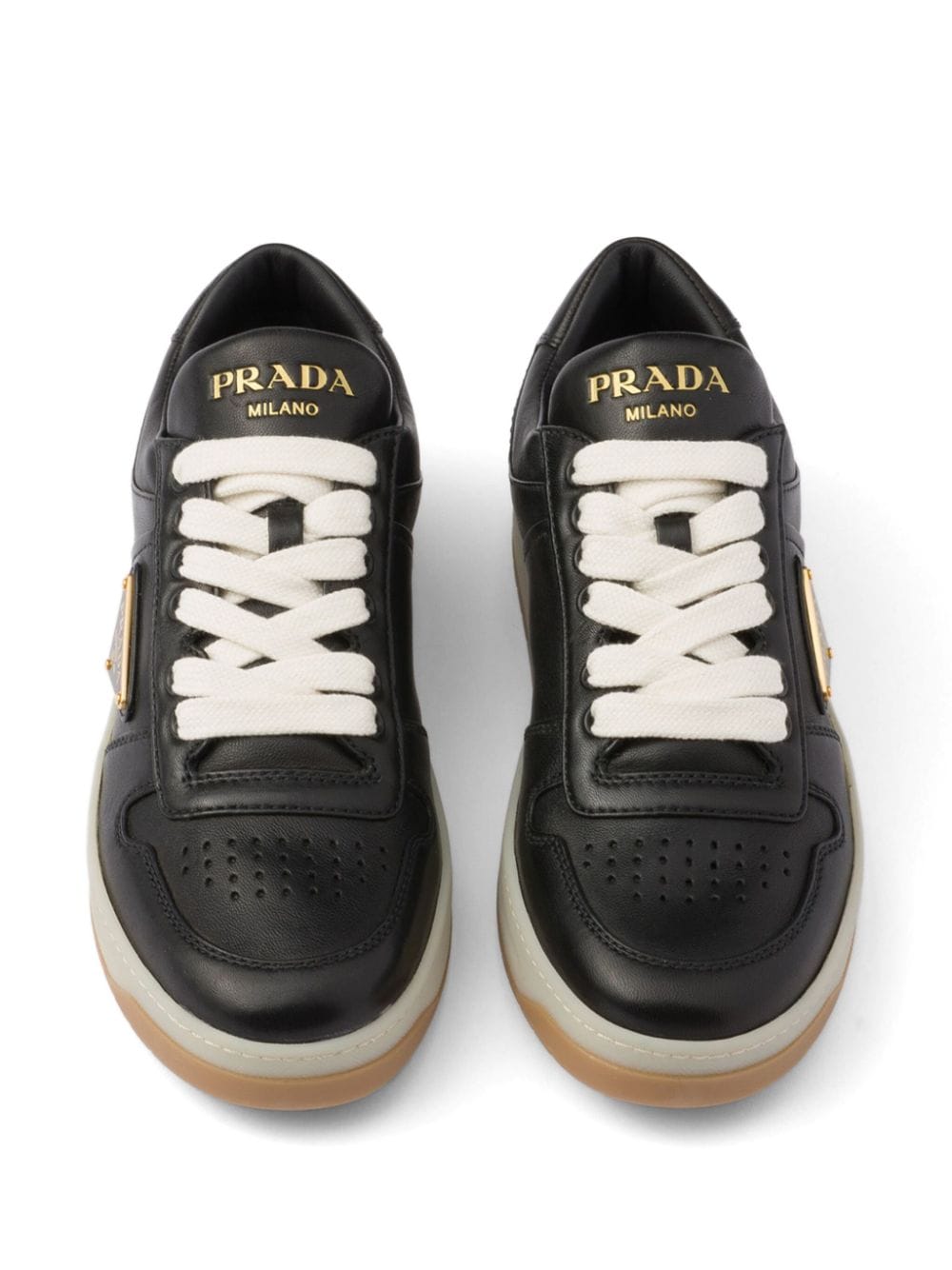 Prada Downtown leather sneakers - Image 4