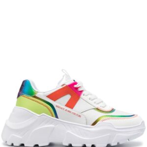 Versace Jeans Couture gradient-effect panelled sneakers
