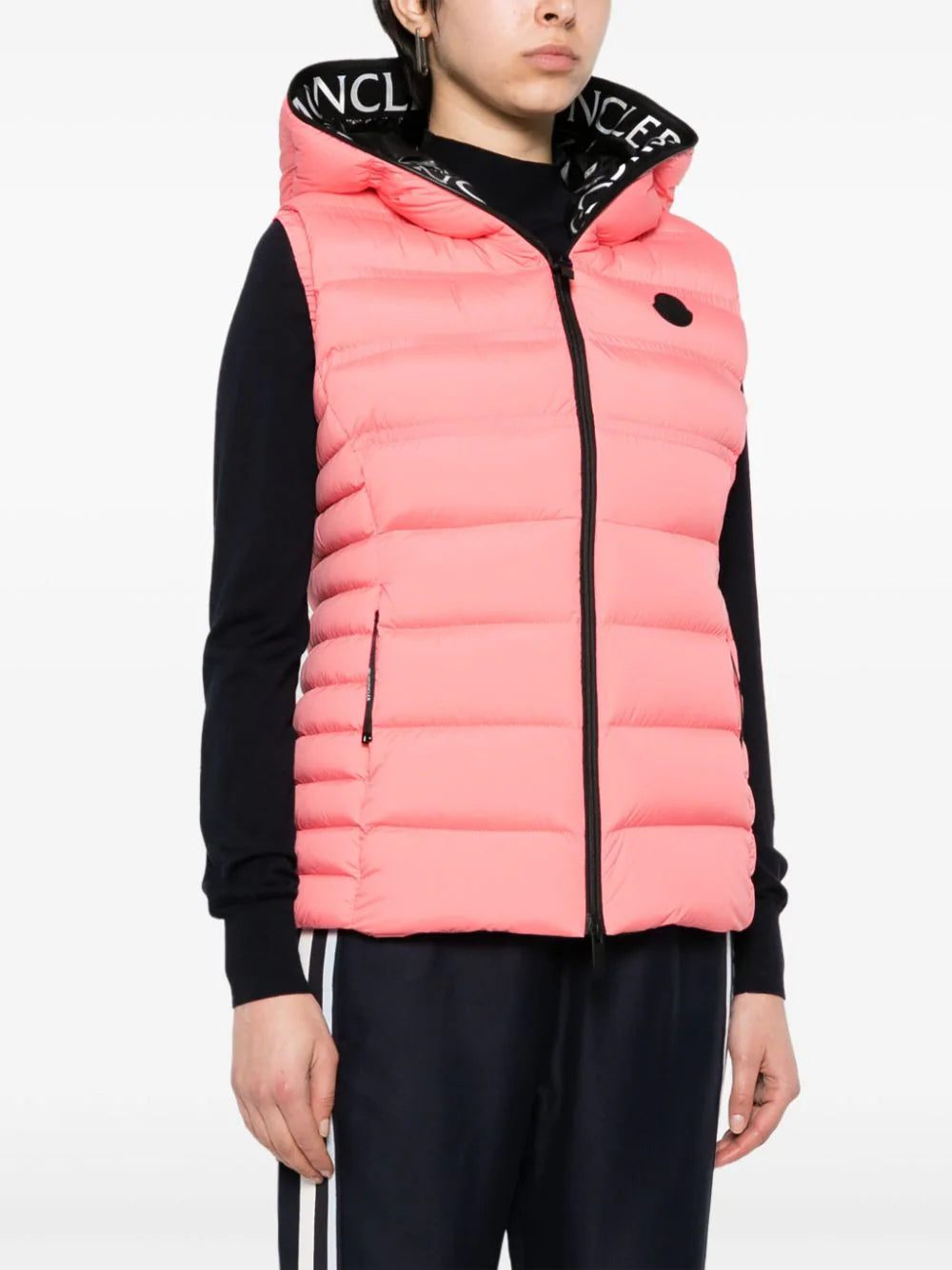 Moncler logo-appliqué gilet - Image 3