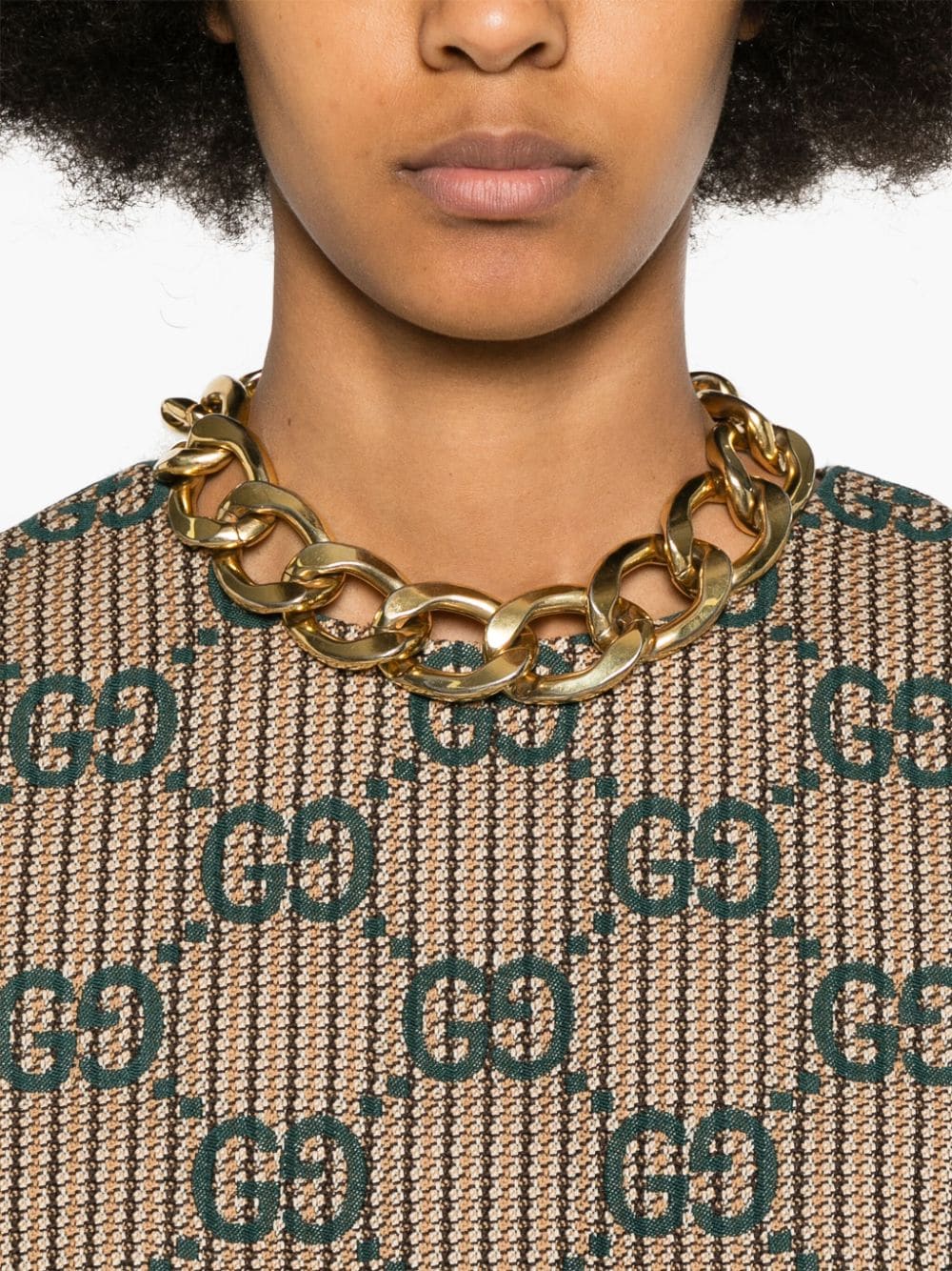 Gucci GG-jacquard wool dress - Image 5