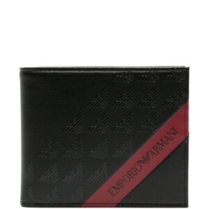 Emporio Armani logo-print bi-fold wallet