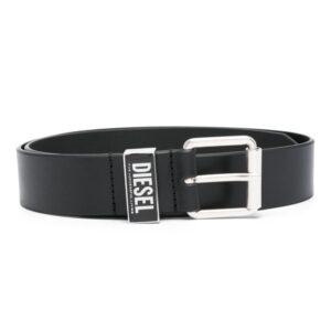 Louis Vuitton logo-plaque leather belt