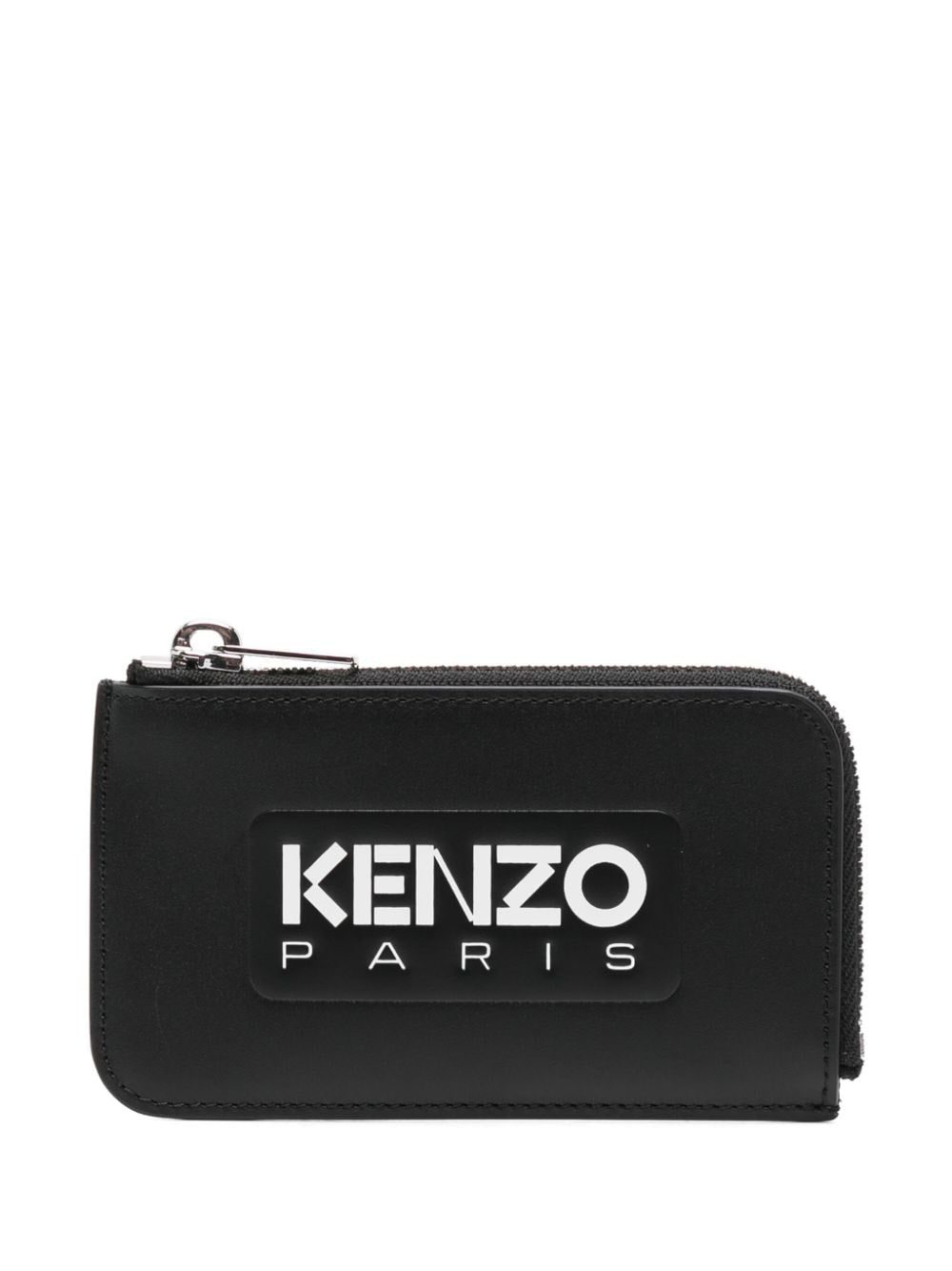 Kenzo logo-print leather cardholder