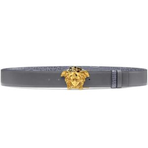 Versace  La Medusa reversible leather belt