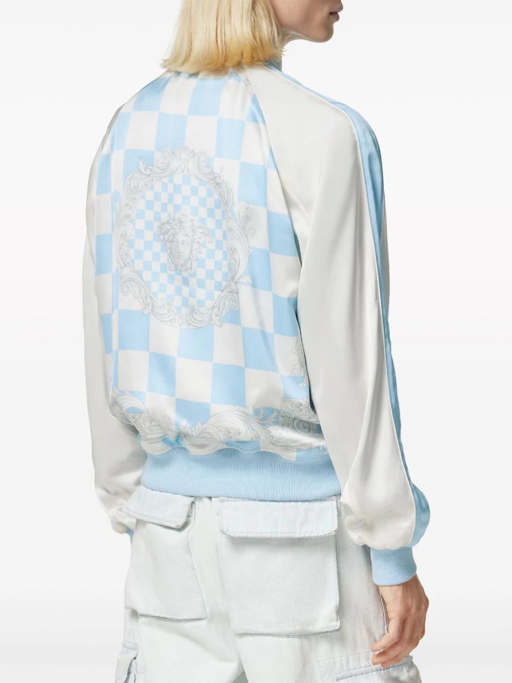 Versace Barocco-print bomber jacket - Image 4