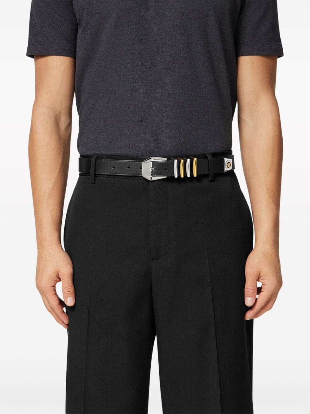 Louis Vuitton Medusa-motif leather belt - Image 3