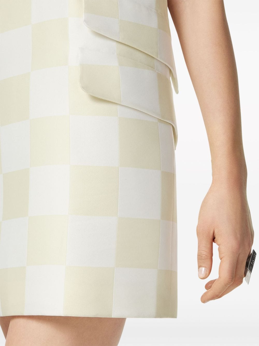 Versace checkerboard-print minidress - Image 5