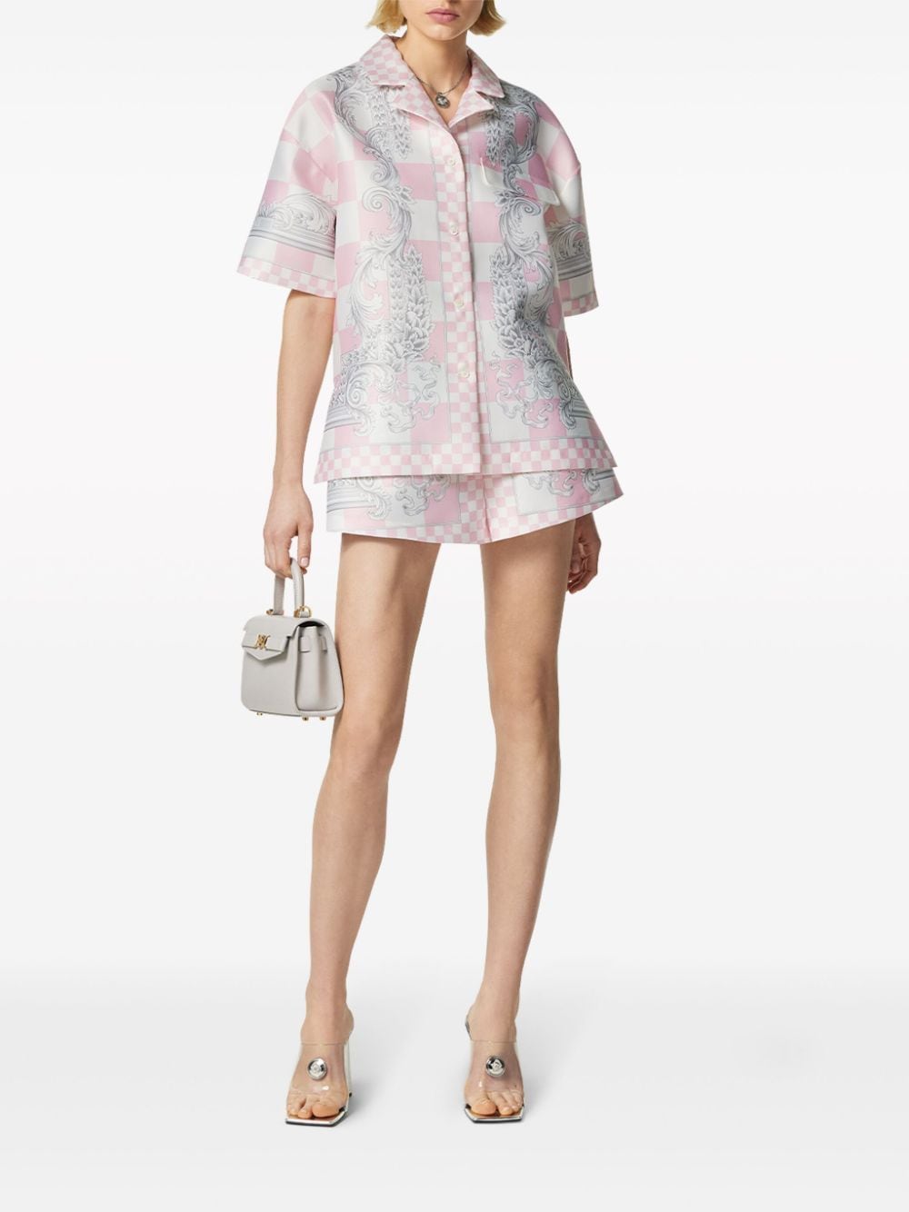 Versace Barocco checked shirt - Image 2