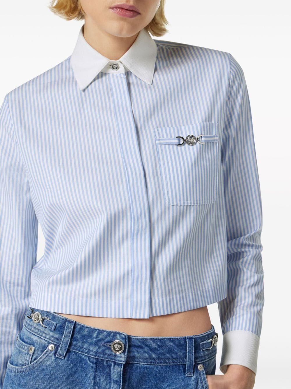 Versace Medusa '95 cropped cotton - Image 5