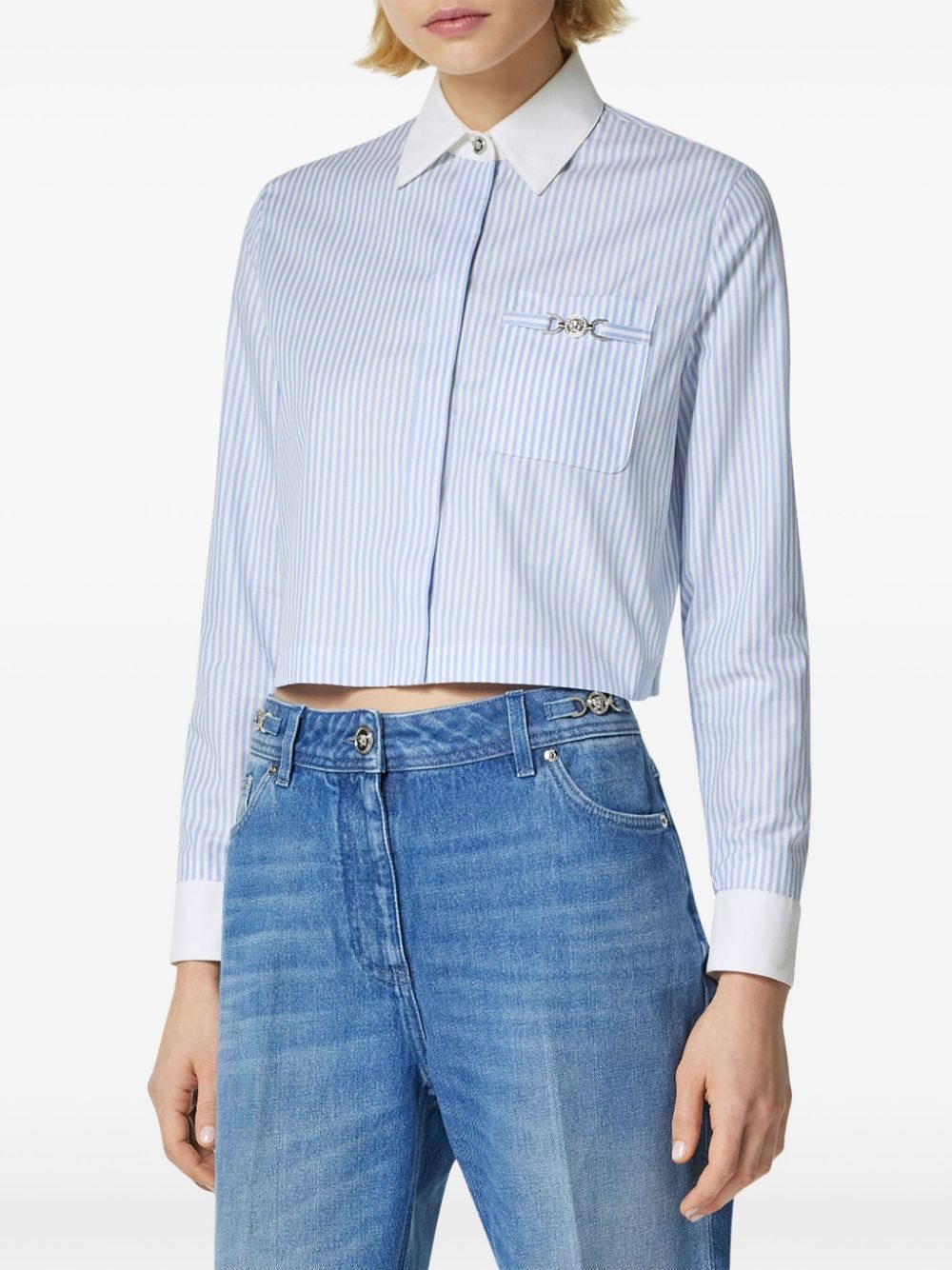 Versace Medusa '95 cropped cotton - Image 3