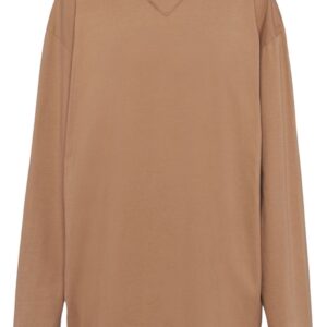 Prada triangle-logo jersey T-shirt